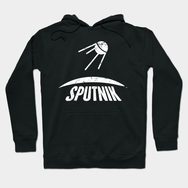 Sputnik | Soviet Union USSR Russian Space Program Hoodie by MeatMan